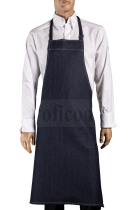 Denim bib apron