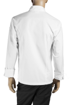 Chef jacket with zipper