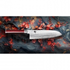 DM-0717RD KAI SHUN Classic RED Santoku 19cm