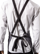 Denim apron with stretch fabric